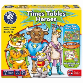 Orchard Toys - Times Tables Heroes Game