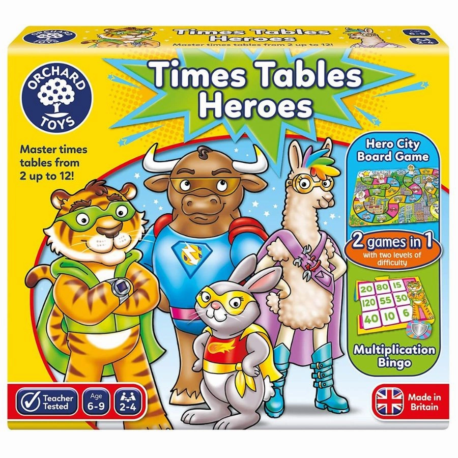 Orchard Toys - Times Tables Heroes Game