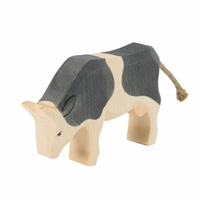 Ostheimer Cow, Black and White, Eating