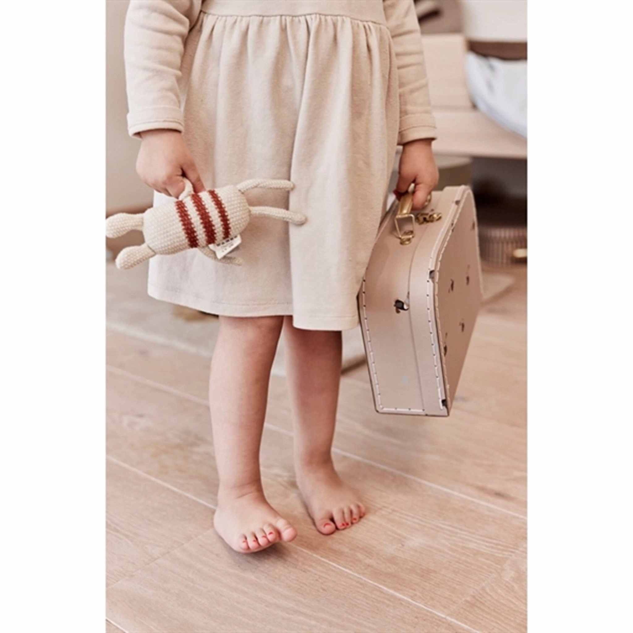 OYOY Musetti Mouse Rattle Off White / Melange
