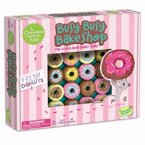 Peaceable Kingdom - Busy Busy Bake Shop: The Four-In-A-Row Donut Game