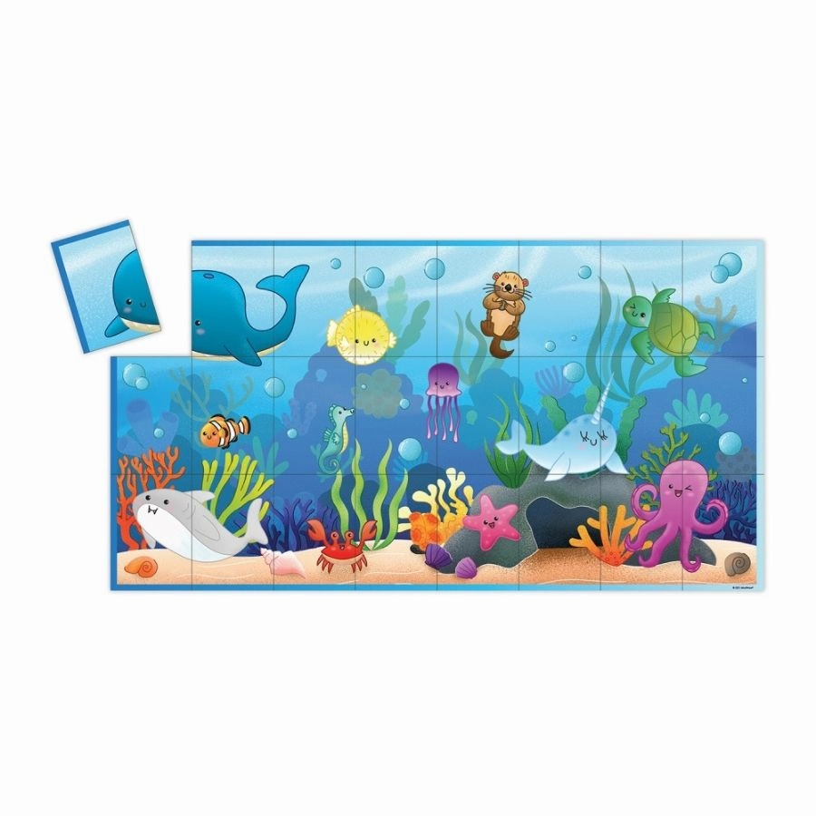 Peaceable Kingdom - Match-Up Game and Puzzle: Ocean