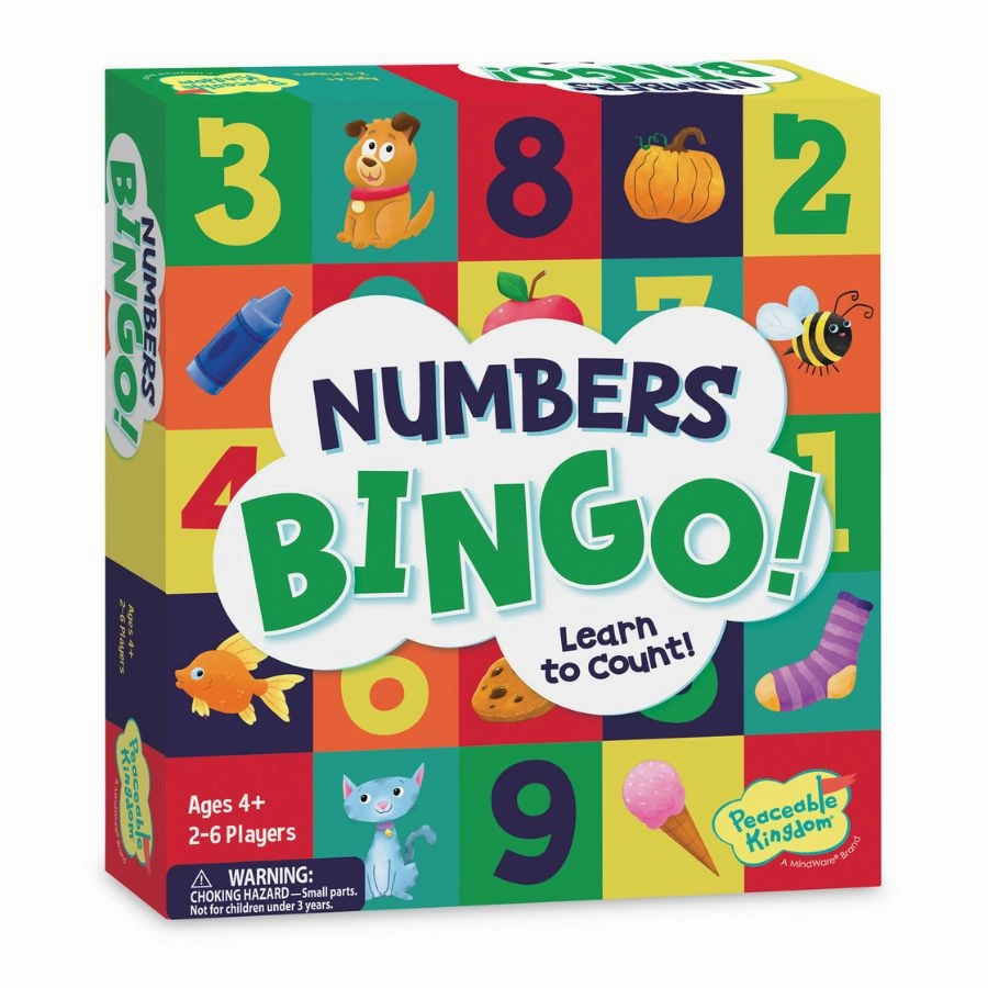 Peaceable Kingdom - Numbers Bingo Learn to Count Game