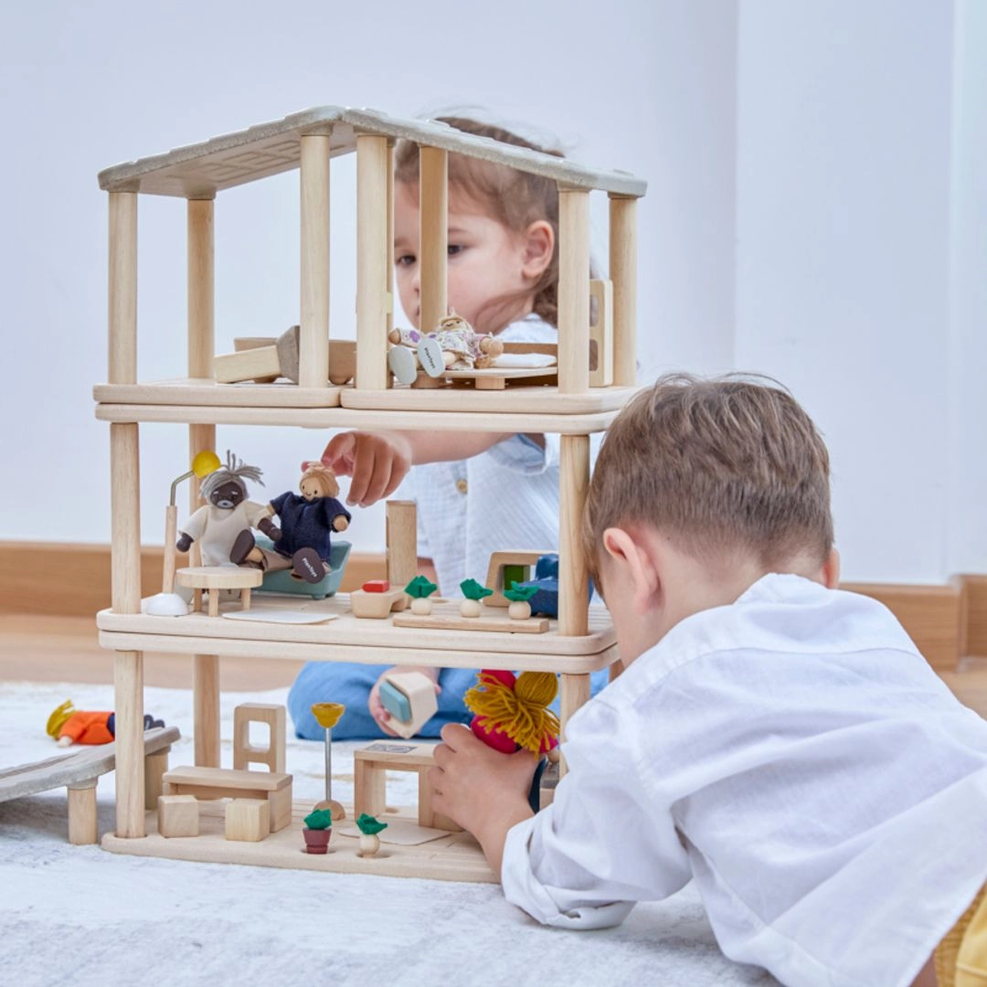 PlanSpace Modular Wooden Dollhouse - Bedroom
