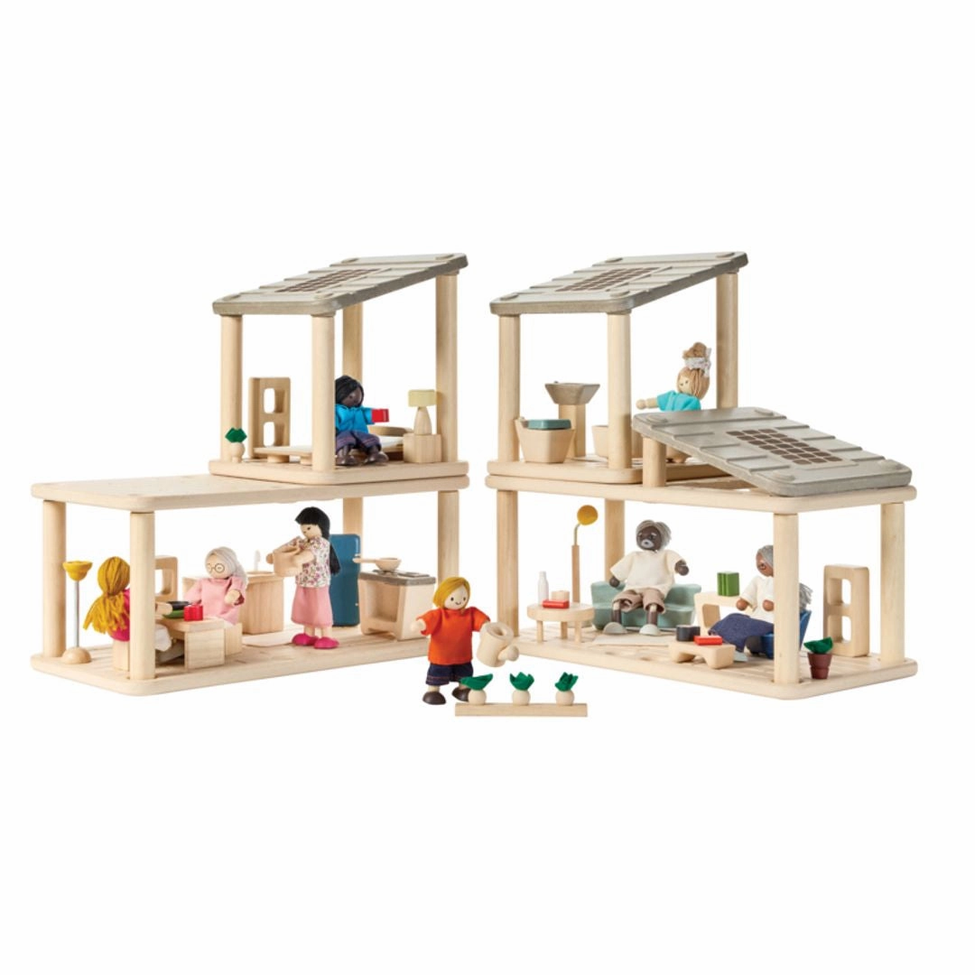 PlanSpace Modular Wooden Dollhouse - Bedroom