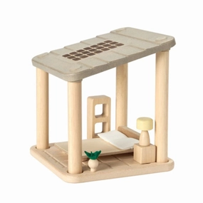 PlanSpace Modular Wooden Dollhouse - Bedroom