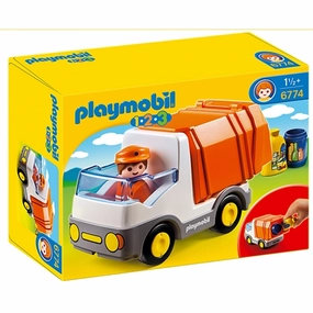 Playmobil 1.2.3 Recycling Truck