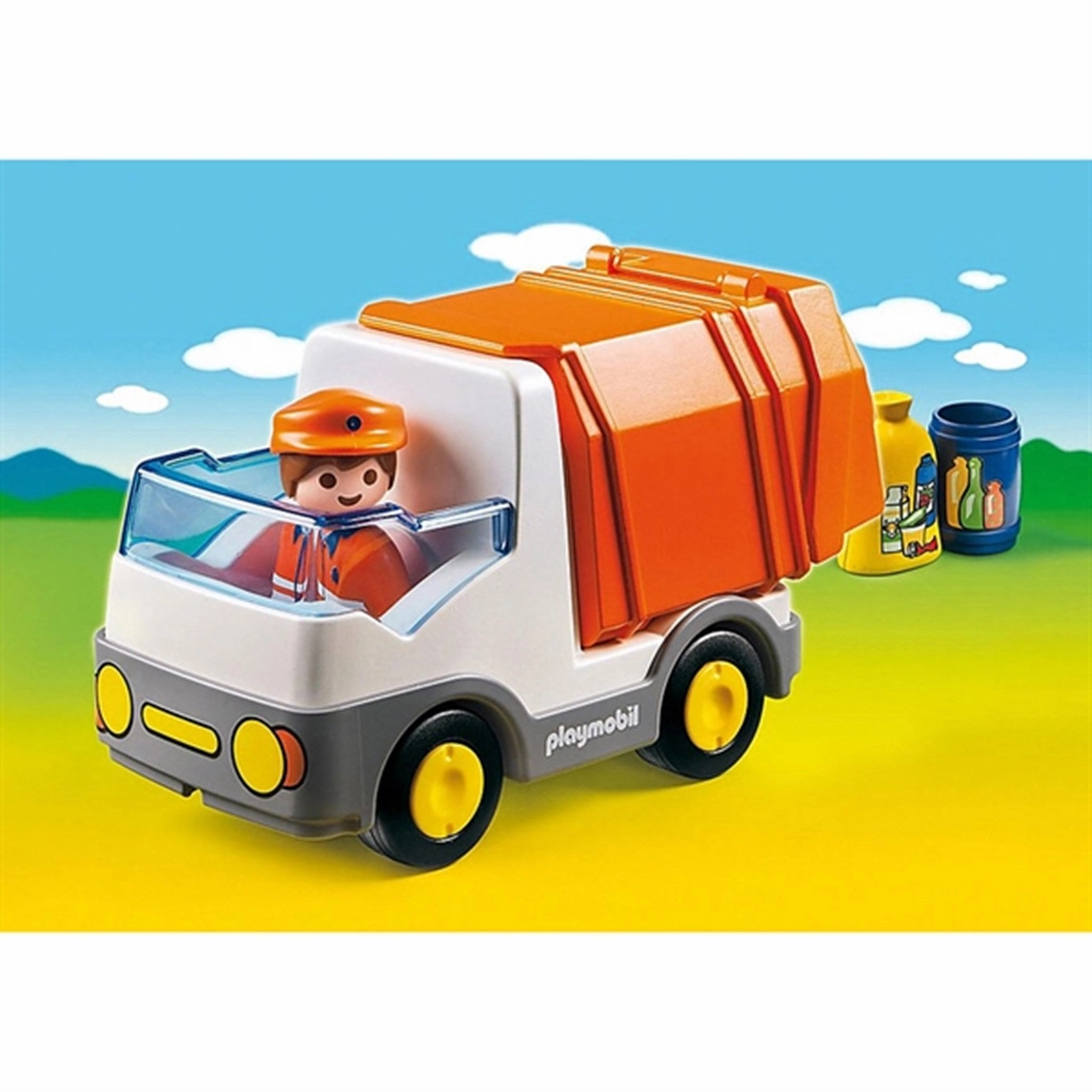 Playmobil 1.2.3 Recycling Truck