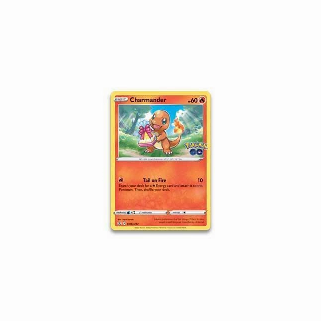 Pokmon TCG GO Pin Box Collection - Charmander Cards