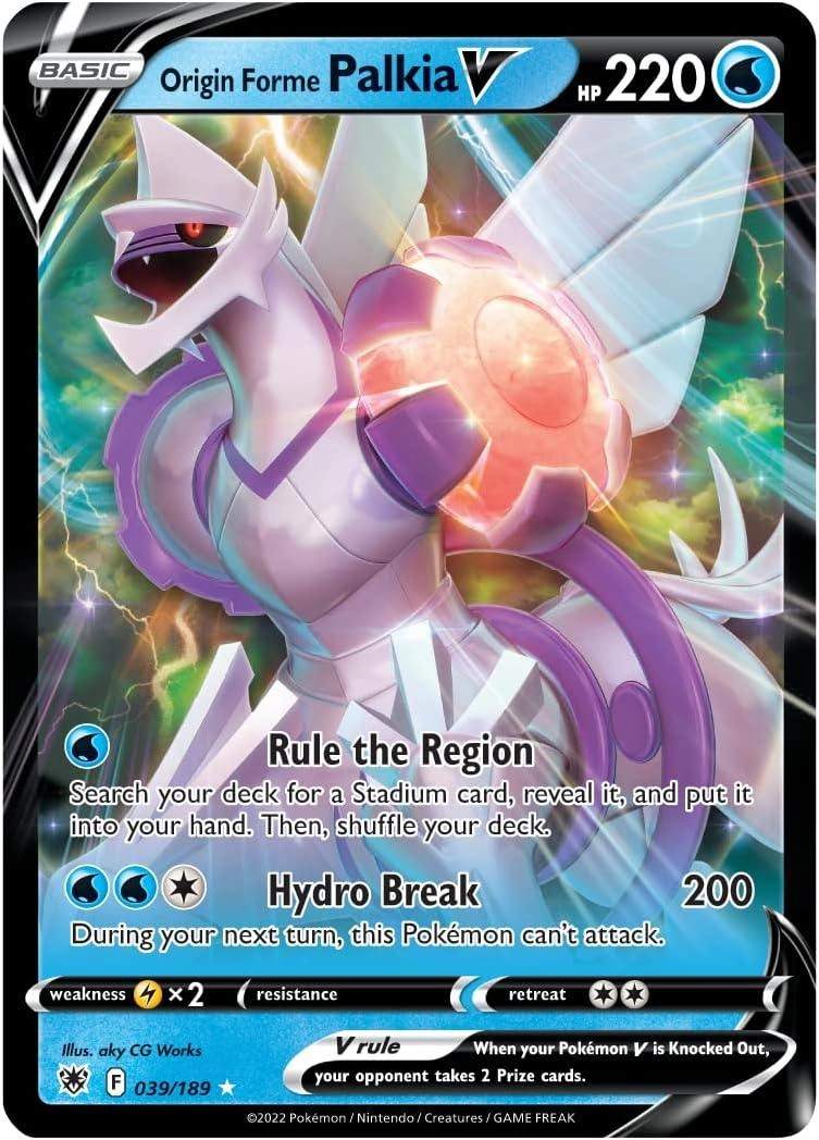 Pokmon TCG: Origin Forme Palkia VSTAR League Battle Deck