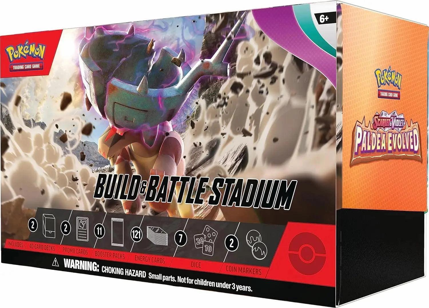 Pokmon TCG: Scarlet & Violet-Paldea Evolved Build & Battle Stadium
