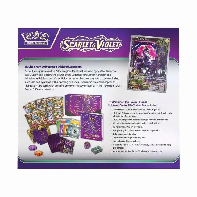 Pokmon TCG: Scarlet & Violet Pokmon Center Elite Trainer Box (Miraidon)