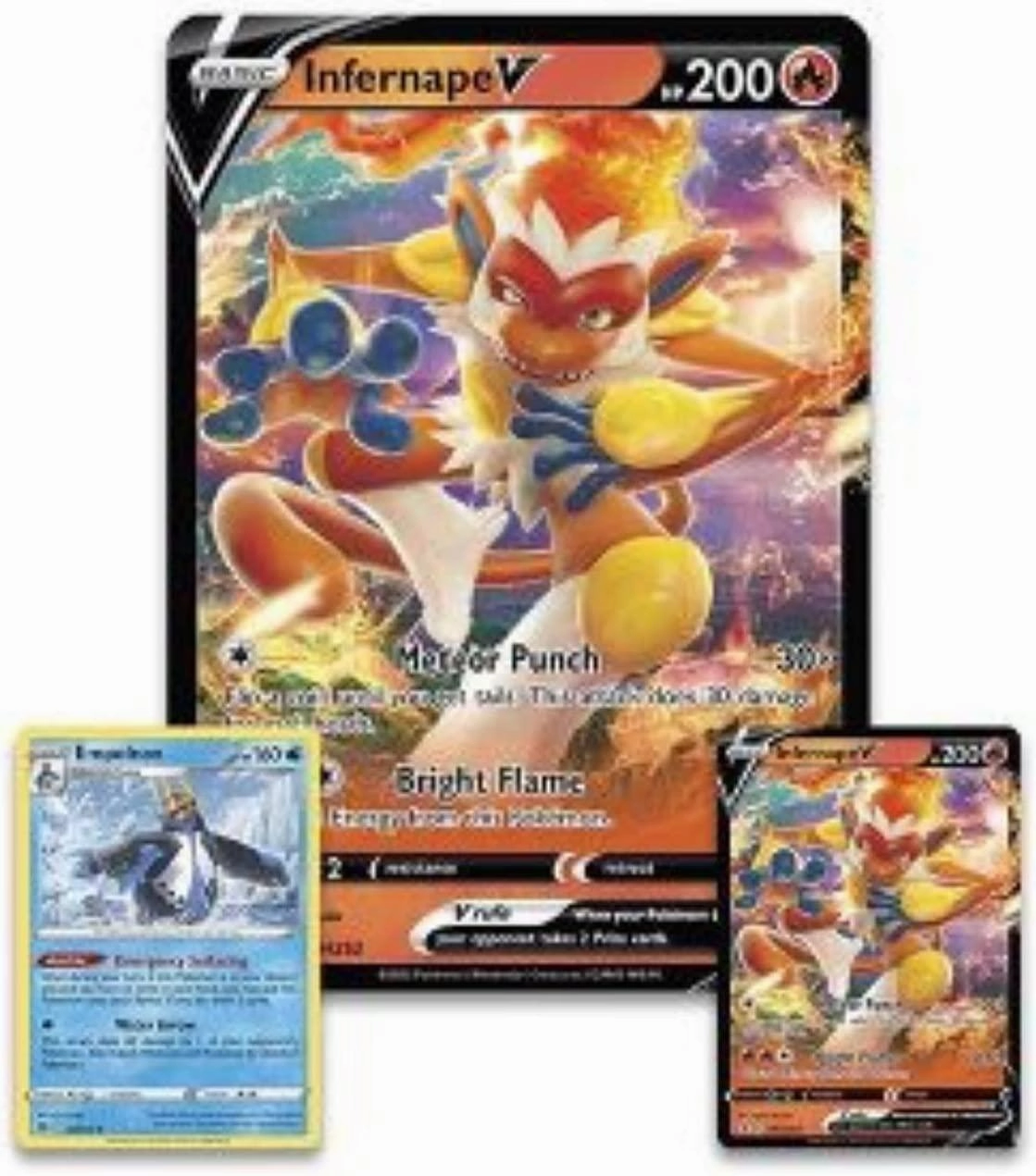 Pokmon TCG Sword & Shield Infernape V-Box Cards