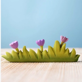 Pre-Order Bumbu Large Wooden Grass with Lilac Flowers (Ships end of June)