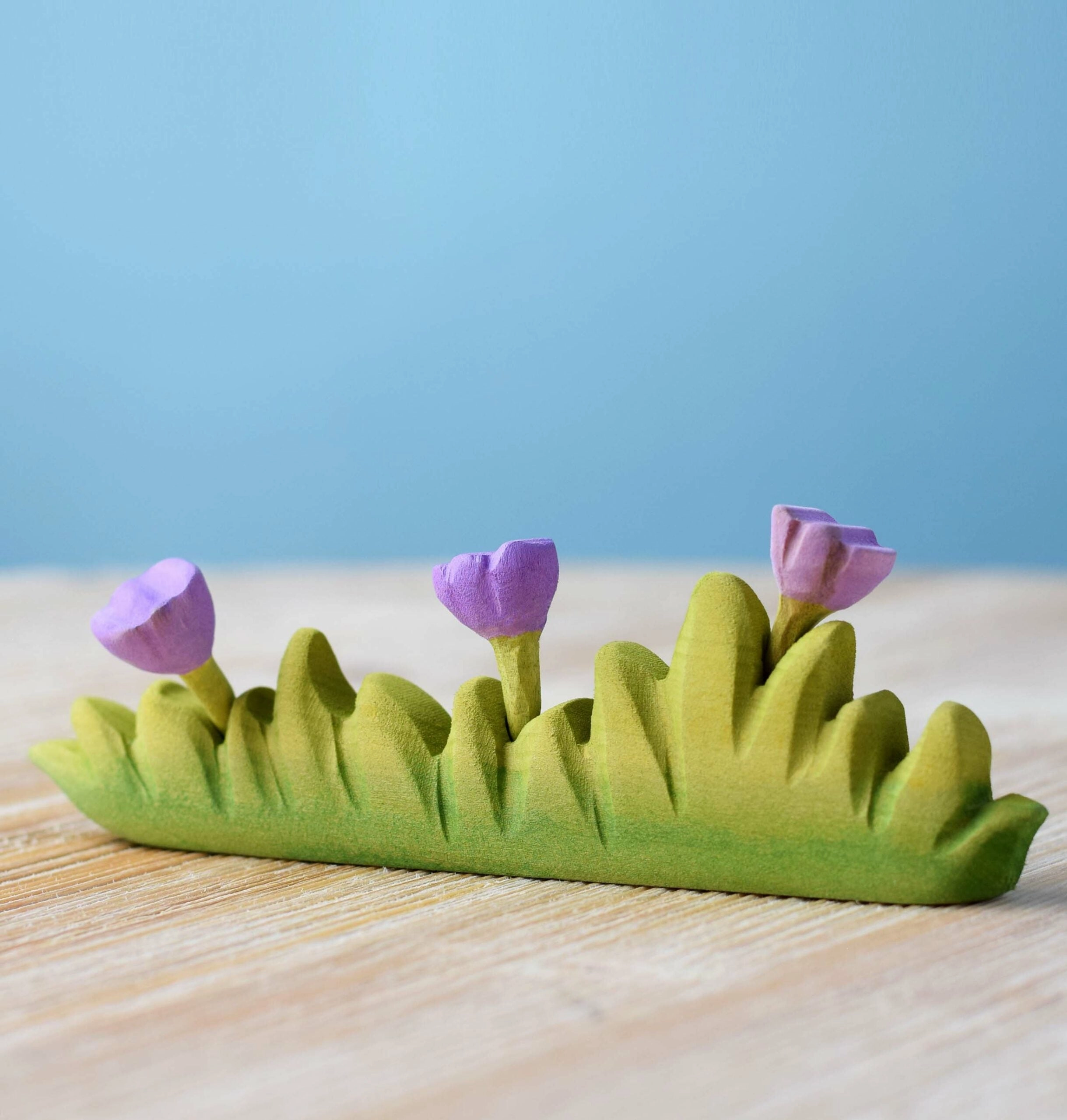 Pre-Order Bumbu Large Wooden Grass with Lilac Flowers (Ships end of June)