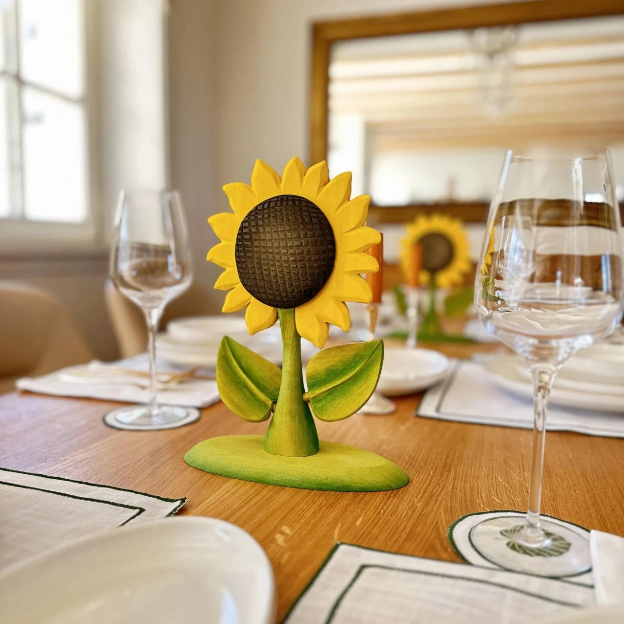 Pre-Order Bumbu Large Wooden Sunflower (Ships in late June)