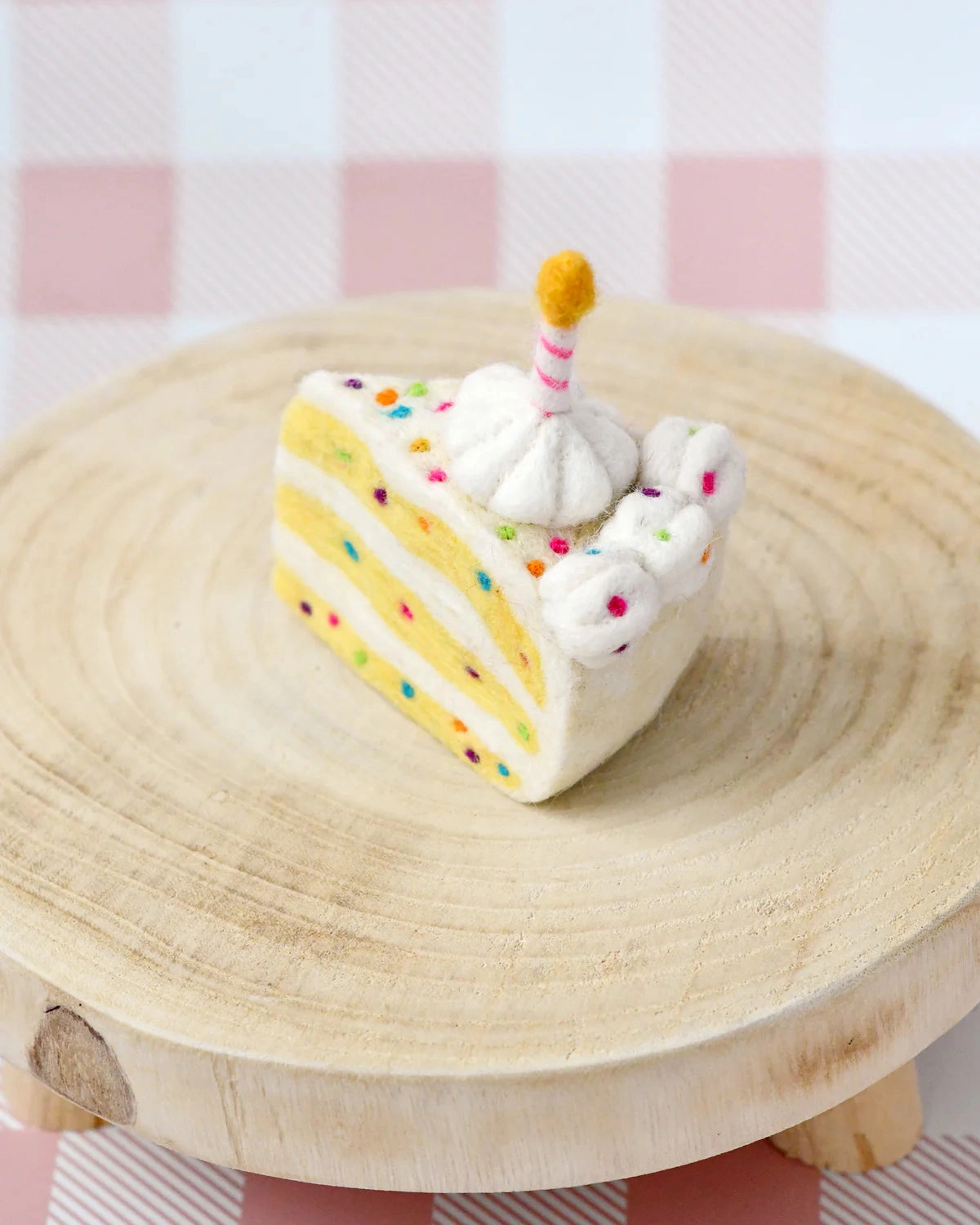 Pre-Order Felt Confetti Cake Slice (Ships in late June)