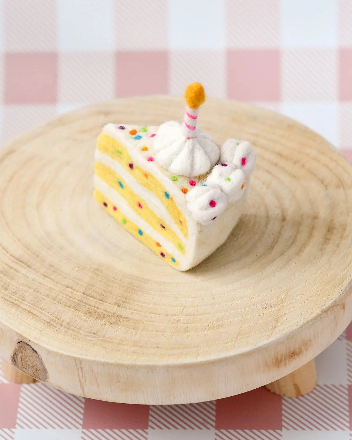 Pre-Order Felt Confetti Cake Slice (Ships in late June)