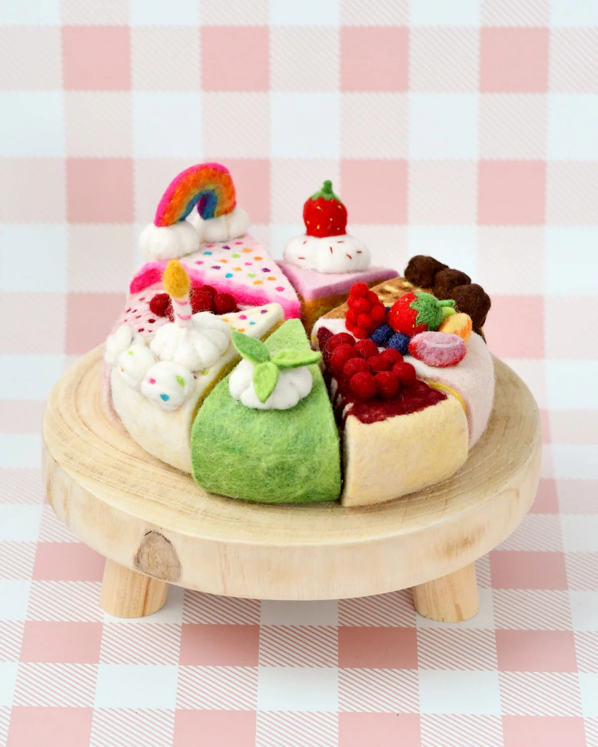 Pre-Order Felt Confetti Cake Slice (Ships in late June)