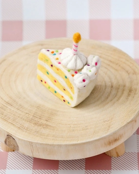 Pre-Order Felt Confetti Cake Slice (Ships in late June)