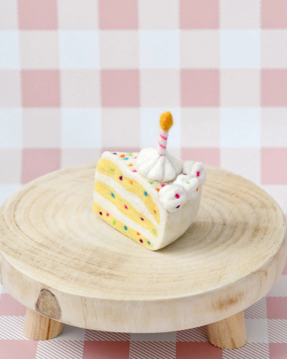Pre-Order Felt Confetti Cake Slice (Ships in late June)