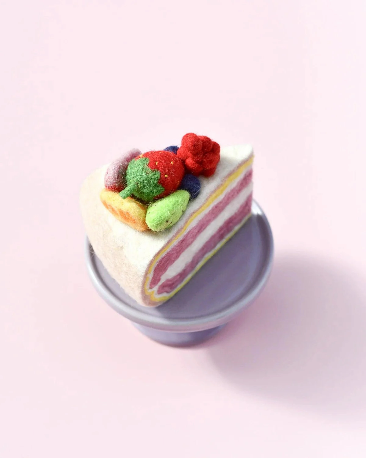 Pre-Order Felt Fresh Fruit Torte Slice (Ships in late June)