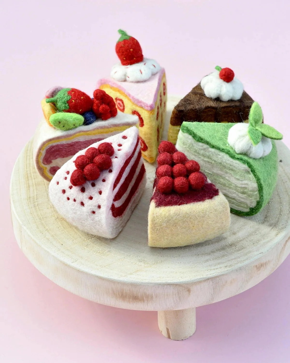Pre-Order Felt Fresh Fruit Torte Slice (Ships in late June)