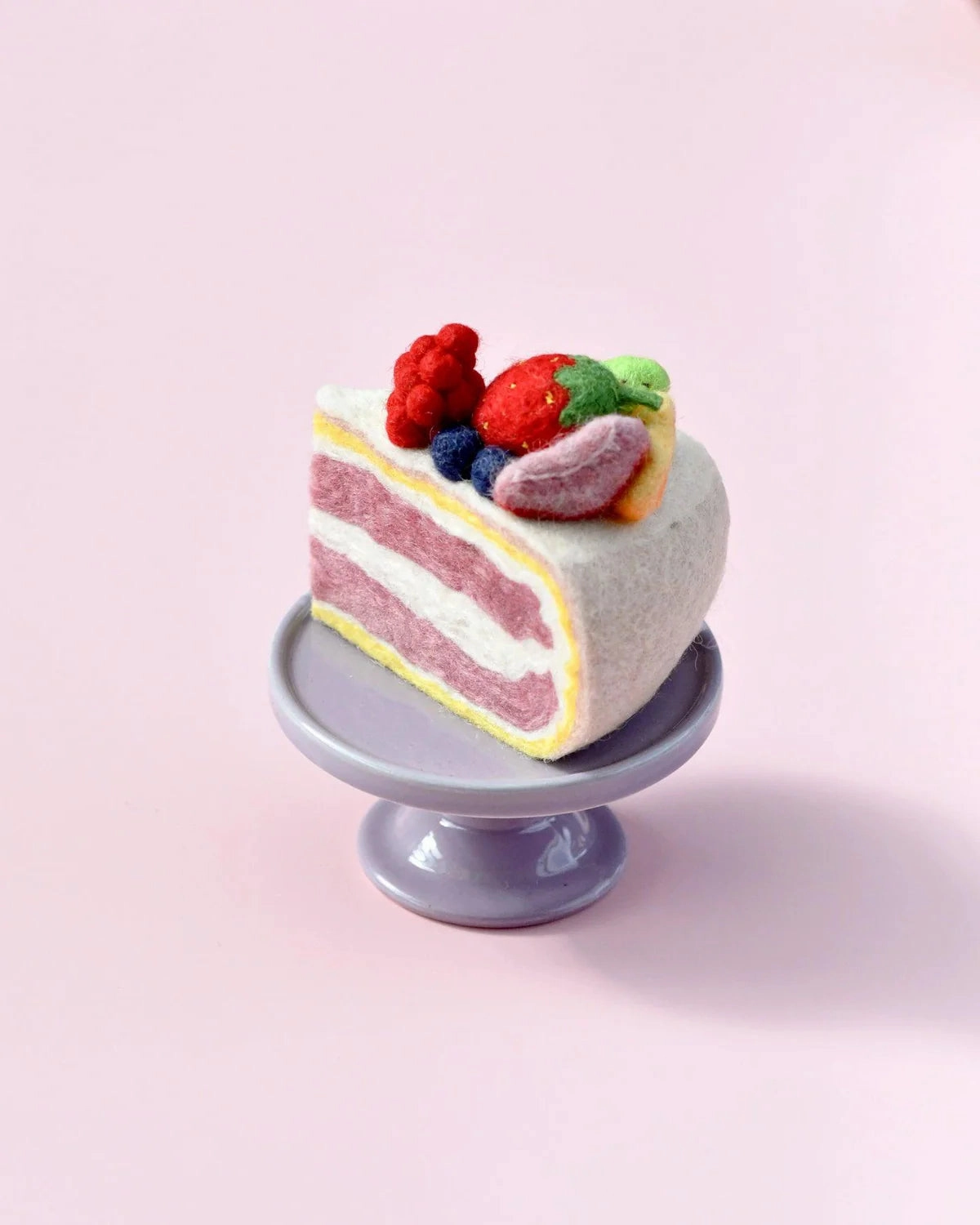 Pre-Order Felt Fresh Fruit Torte Slice (Ships in late June)