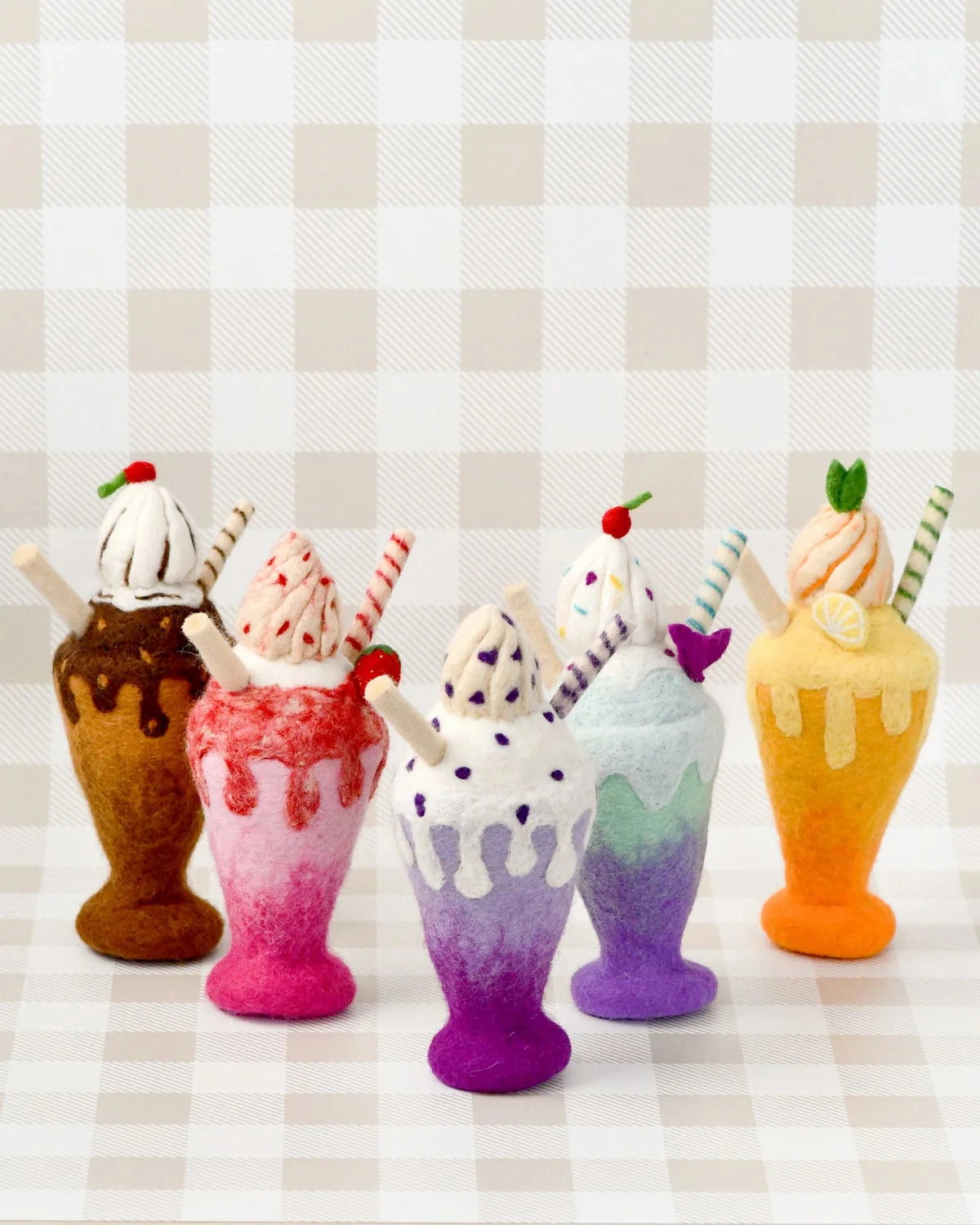 Pre-Order Felt Mango Milk Shake Play Food (Ships in late June)