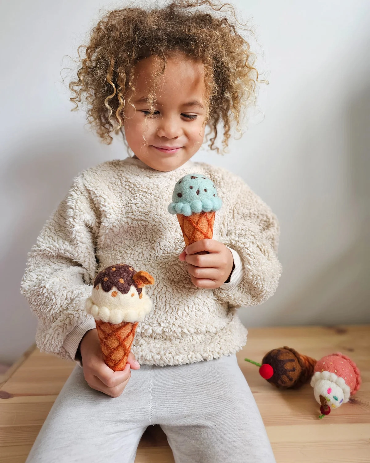 Pre-Order Felt Mint Chocolate Chip Ice Cream (Ships in late June)