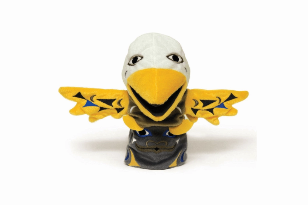 Puppet -  Sky the Eagle Bear Totem by Doug LaFortune
