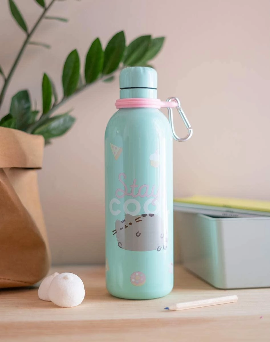 Pusheen Foodie Collection Metallic Water Bottle Sports Bottle 500ml