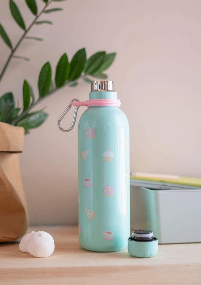 Pusheen Foodie Collection Metallic Water Bottle Sports Bottle 500ml