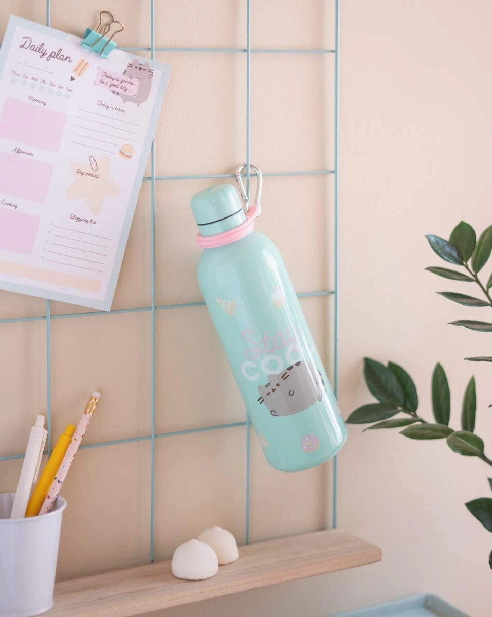 Pusheen Foodie Collection Metallic Water Bottle Sports Bottle 500ml
