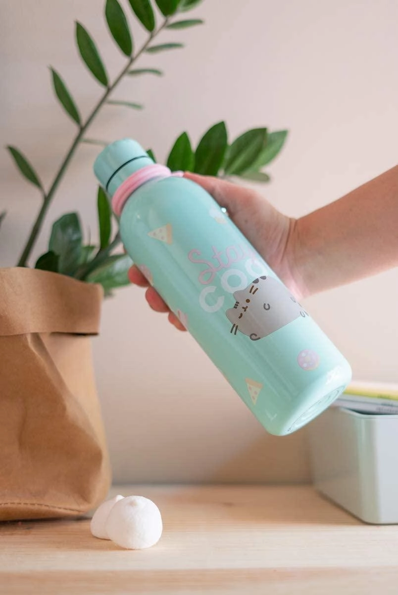 Pusheen Foodie Collection Metallic Water Bottle Sports Bottle 500ml