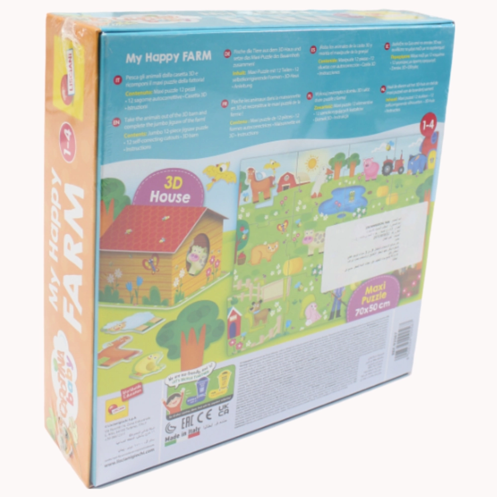 Puzzle Carotina Baby  My Happy Farm Lisciani