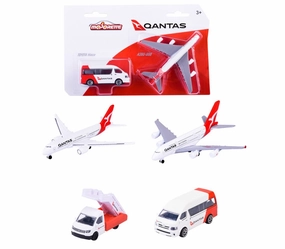 Qantas Plane and Vehicle 4 Asst