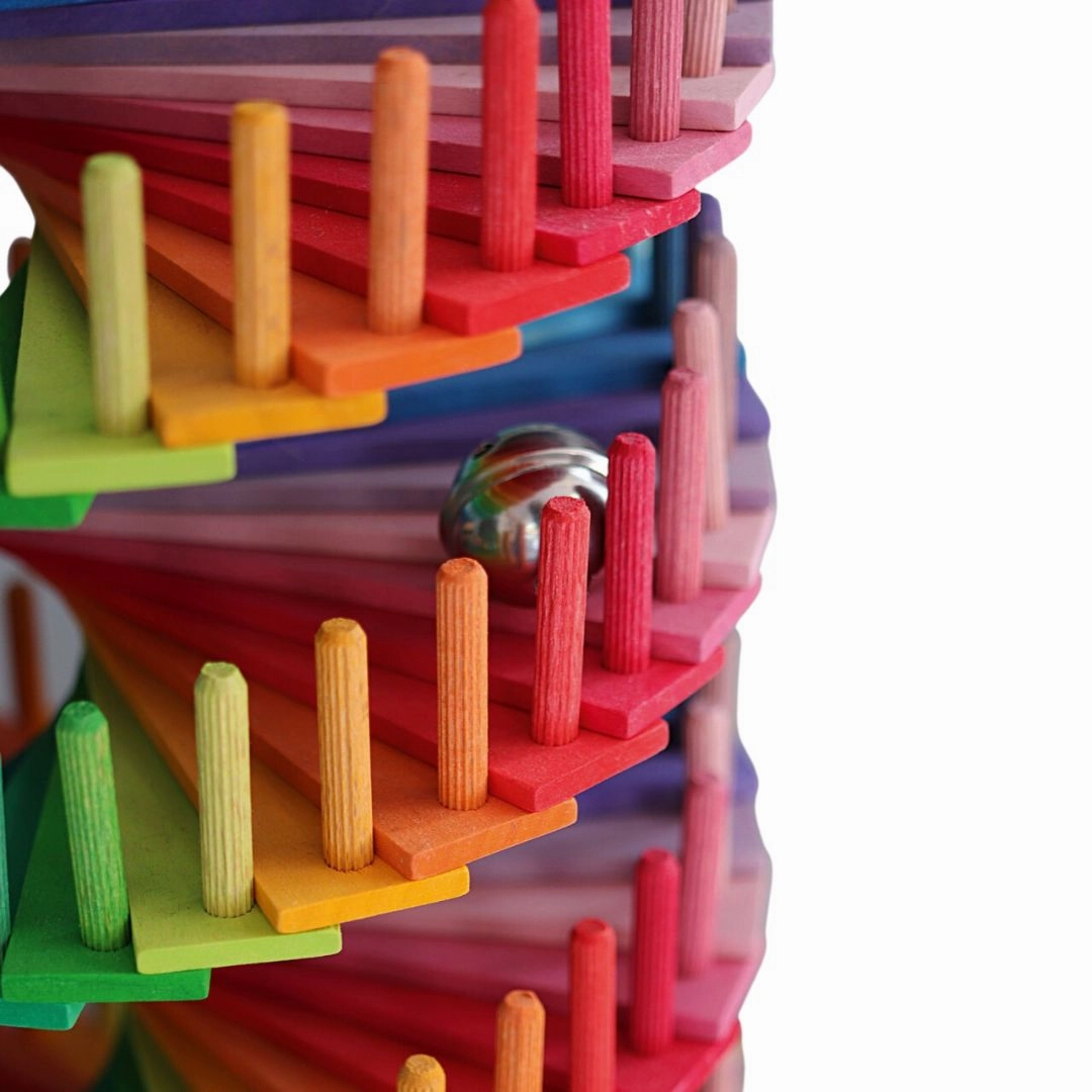 Rainbow Musical Ball Run Assembly Set