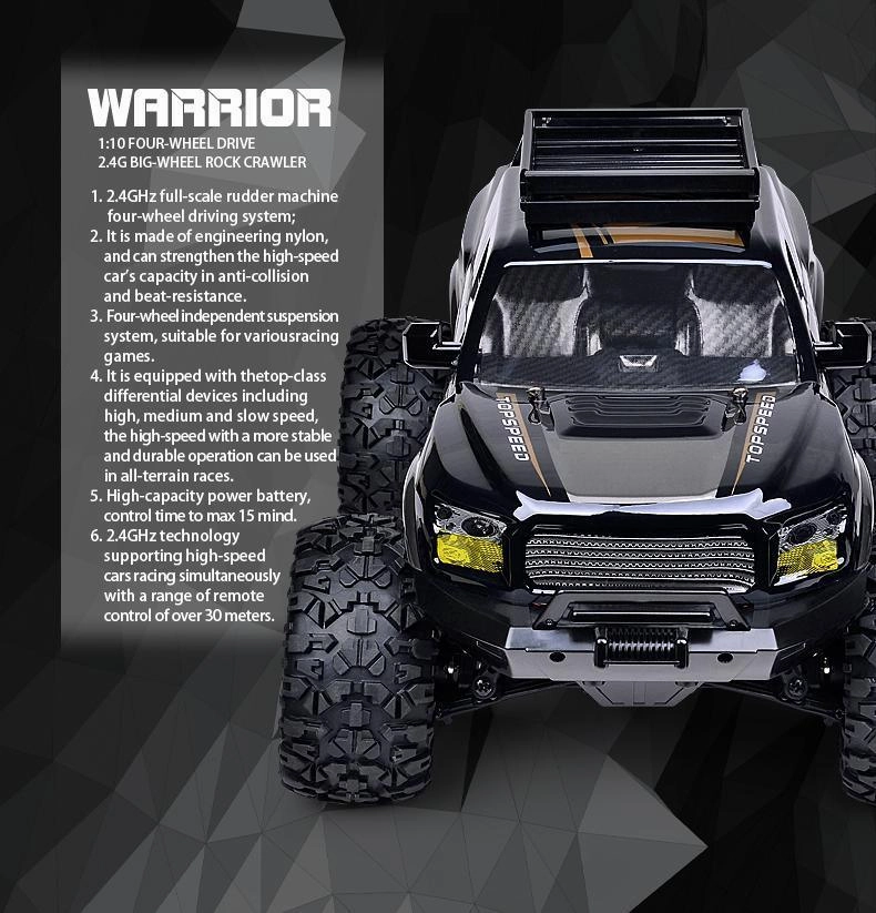 Raptor PF150 Warrior Big Wheel 4x4 Rock Crawler RC Car