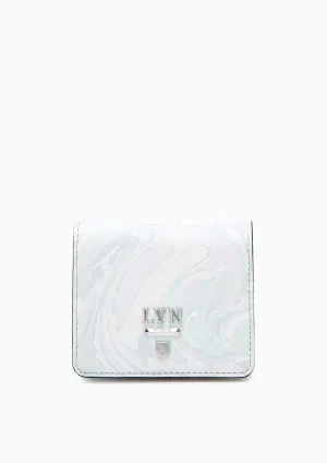 Re-Edit Marble Short Wallet Green