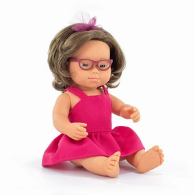 Realistic Montessori Doll with Down Syndrome