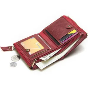RFID Brown Leather Men's Small Blue Bifold Business Wallet Black Slim billfold Wallet Coin Purse For Men