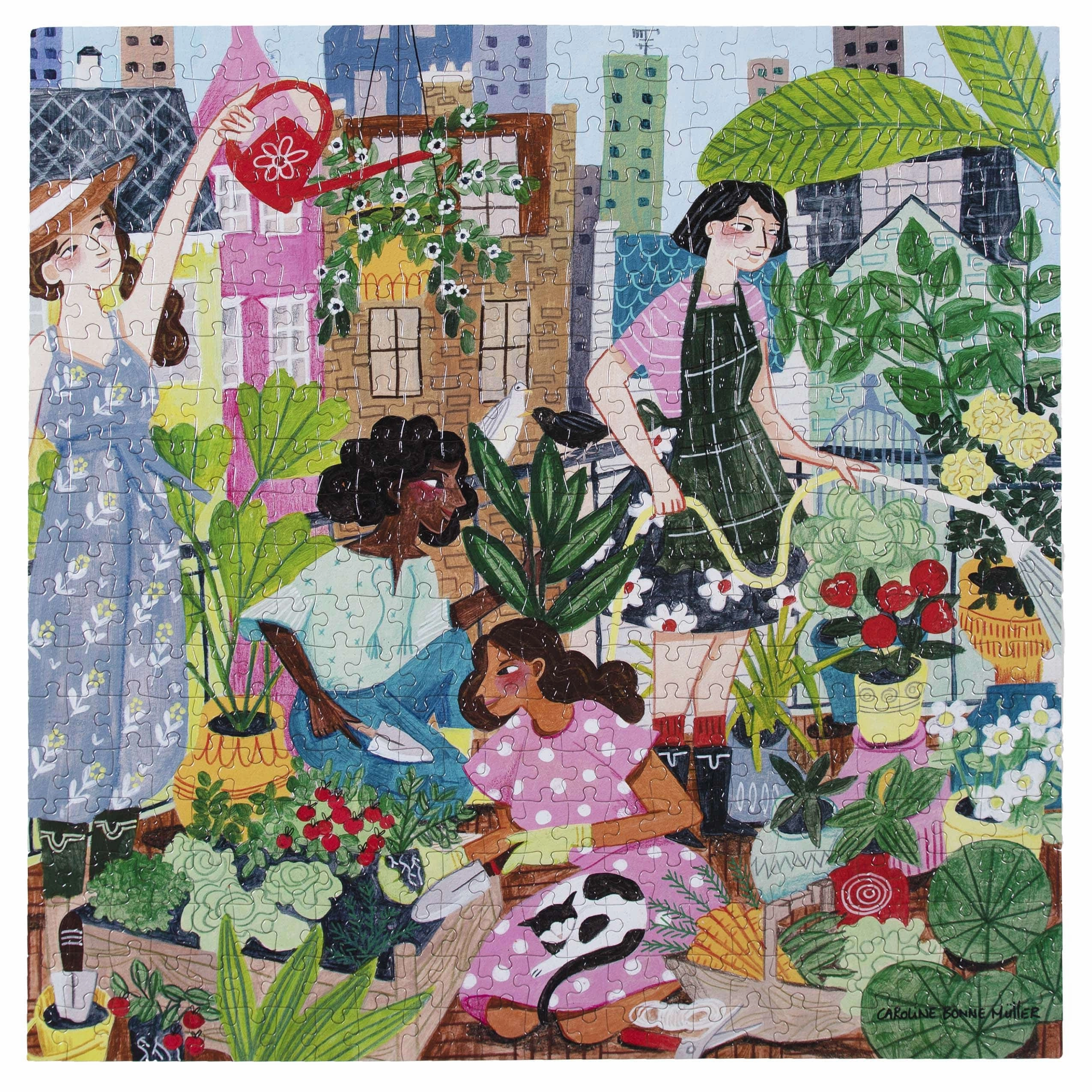 Rooftop Garden 500 Piece Jigsaw Puzzle