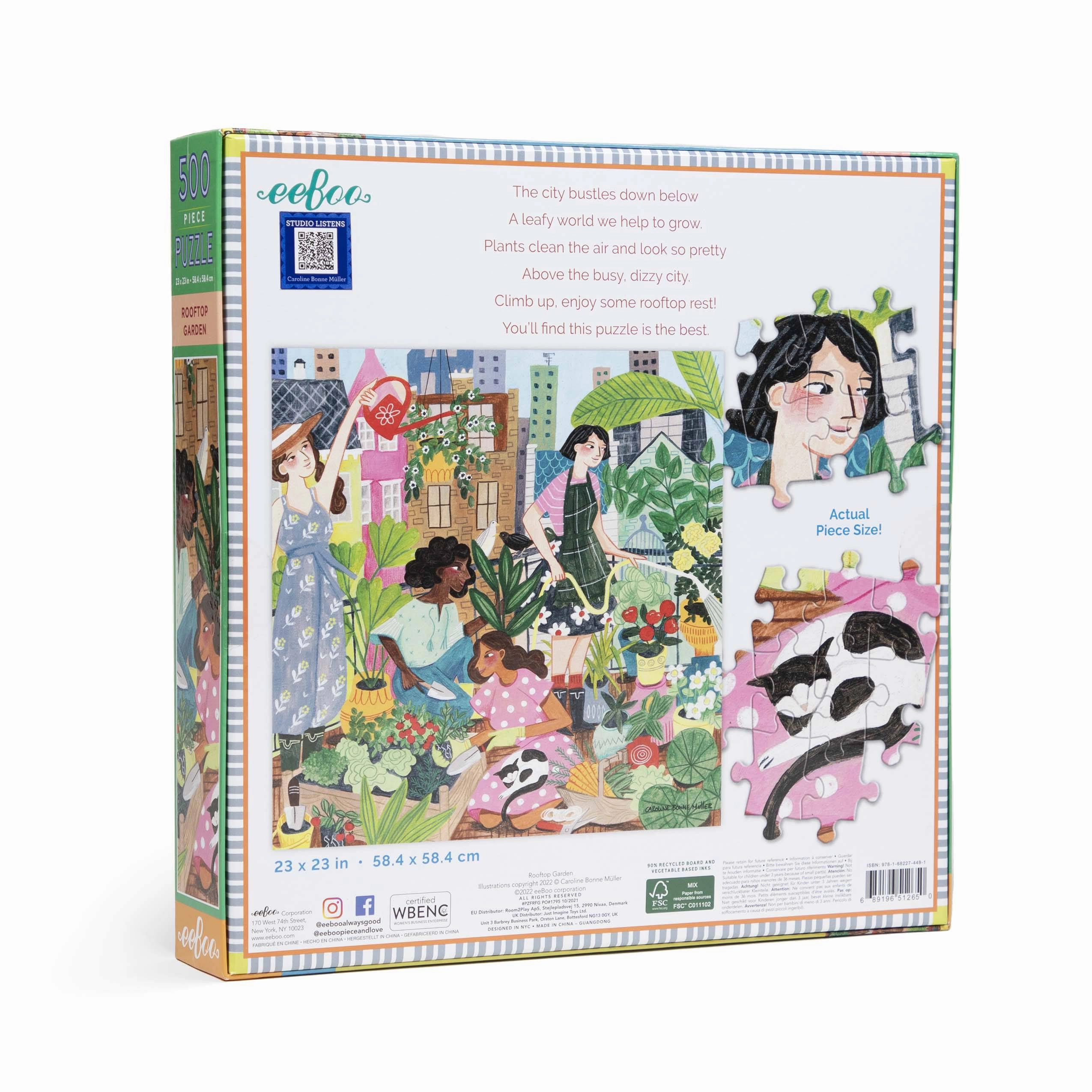 Rooftop Garden 500 Piece Jigsaw Puzzle