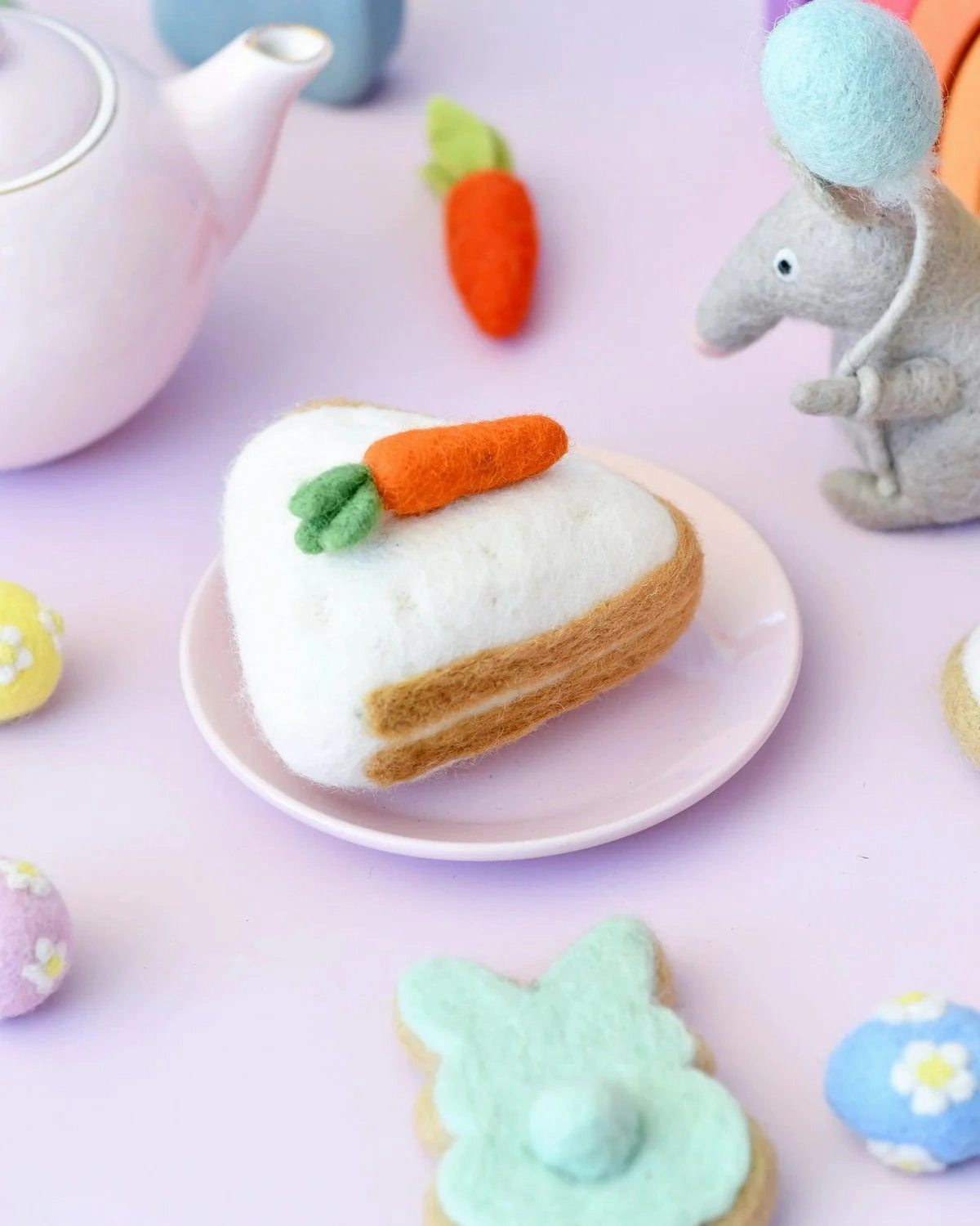 Sale Felt Carrot Cake