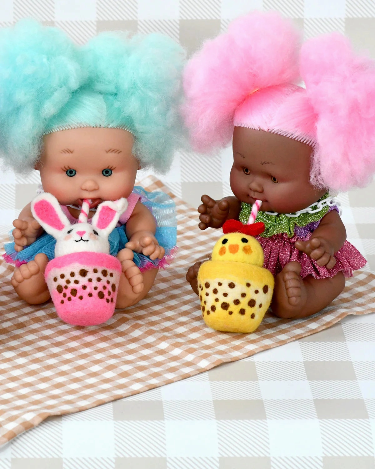 Sale Felt Chick Boba Bubble Tea Drink