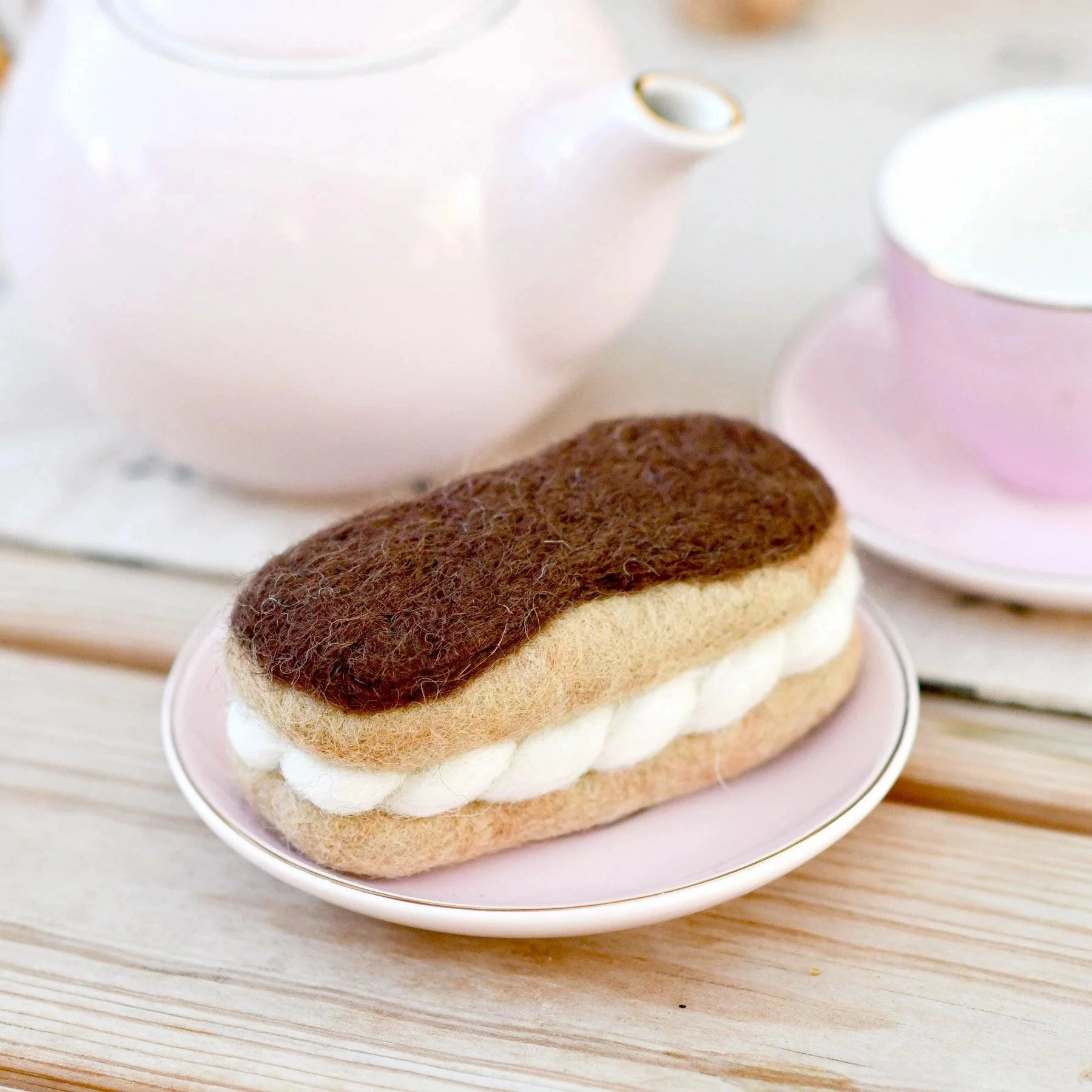 Sale Felt Chocolate Eclair