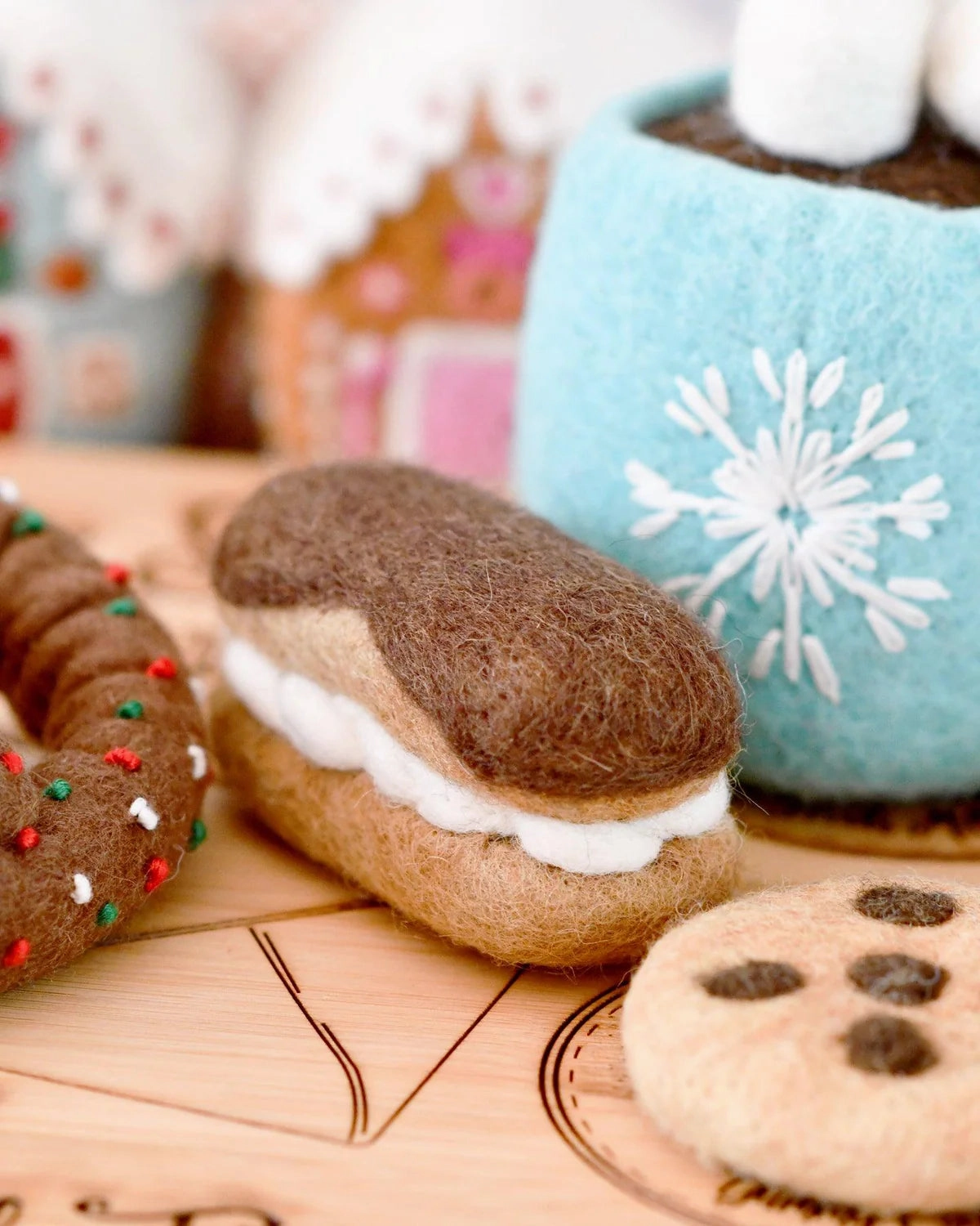 Sale Felt Chocolate Eclair