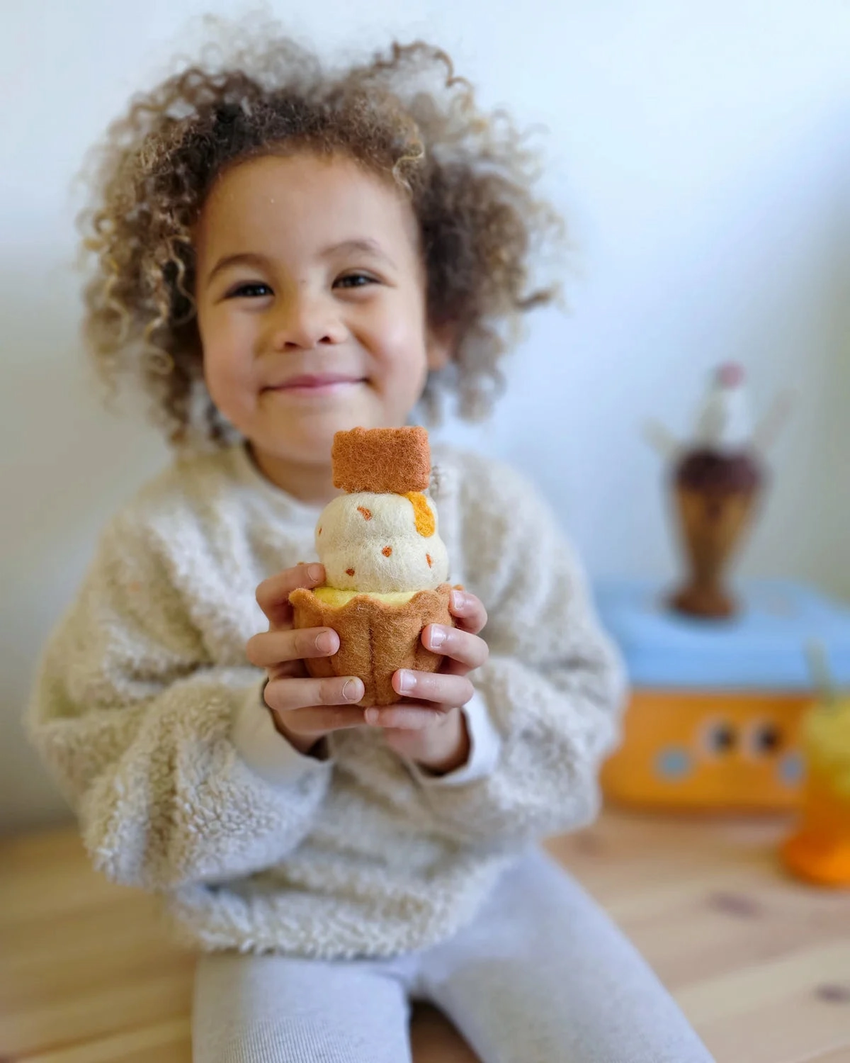 Sale Felt Giant Biscoff Cupcake