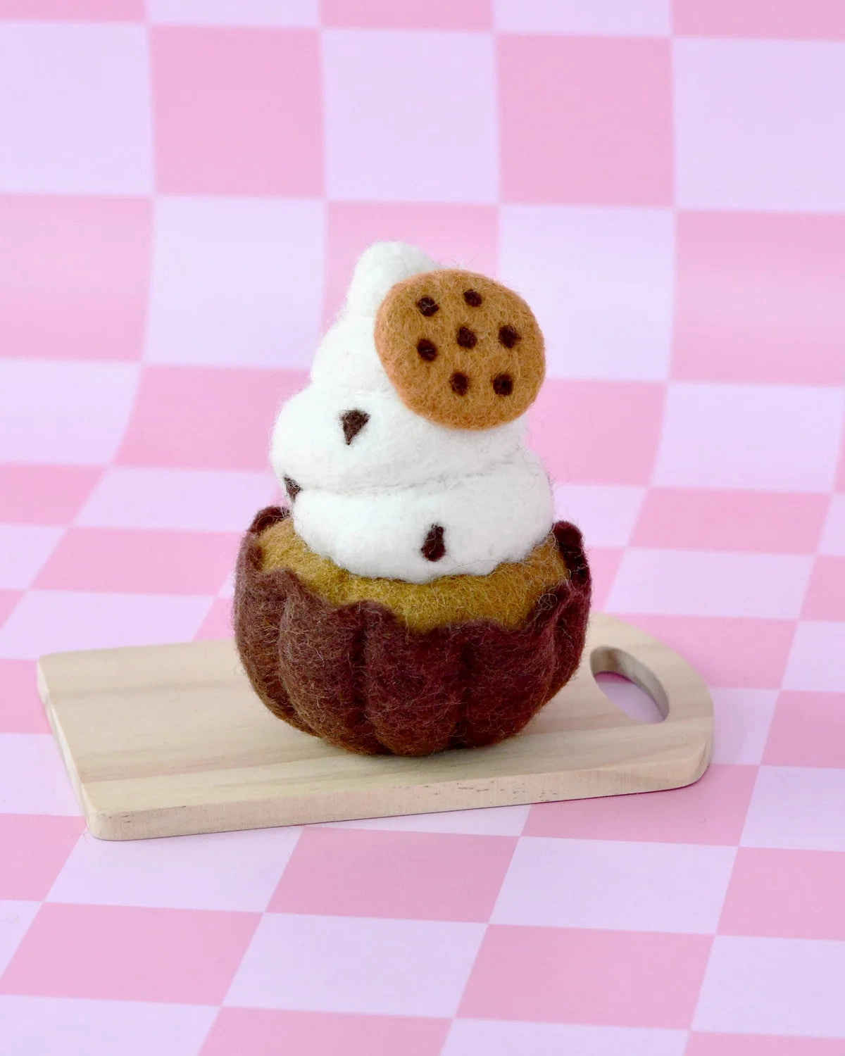 Sale Felt Giant Cookies and Cream Cupcake